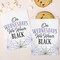 Big Dot of Happiness Goth Girl Paper Treat Bags, Black & Purple Party Individual Candy Snack Favors, Greaseproof White Sandwich Cookie Bags - 25 Count